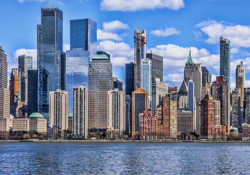 Panoramic view Staten Island NYC